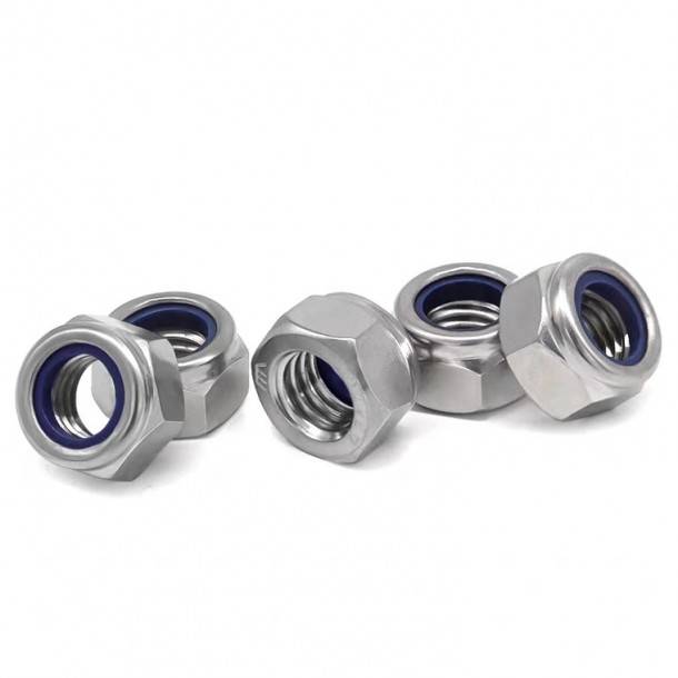 Stainless Steel Nylock Nut DIN 985