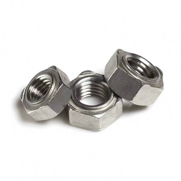 DIN 929 Carbon Steel/Stainless Steel Hexagon Weld Nuts