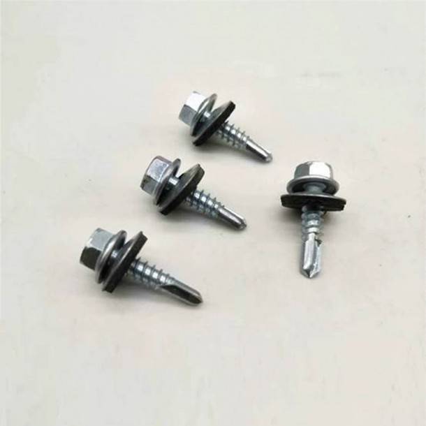 high quality hex musoro self drilling screws neEPDM bonded washer