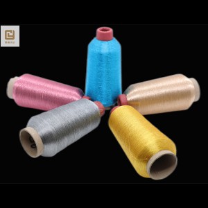 Direkta nga Supply sa Pabrika Purong Bulawan Ug Pilak 1/69” MS-Type ST Type Embroidery Metallic Threads Metallic Yarn