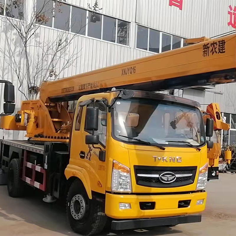 Working principle of truck crane