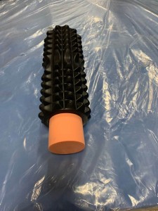 Factory Price Muscle massage Black 2 in 1 foam roller