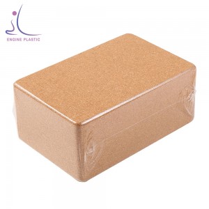Custom Package Waterproof Non slip Durable Eco Friendly Natural Cork Yoga Block