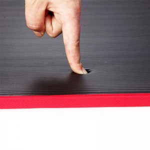 High Quality Thick High Resilience NBR Yoga Mat with Edge