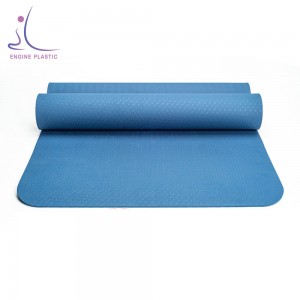 Wholesale Custom Logo Eco Friendly Solid color 4mm 6mm 8mm TPE Yoga Mat