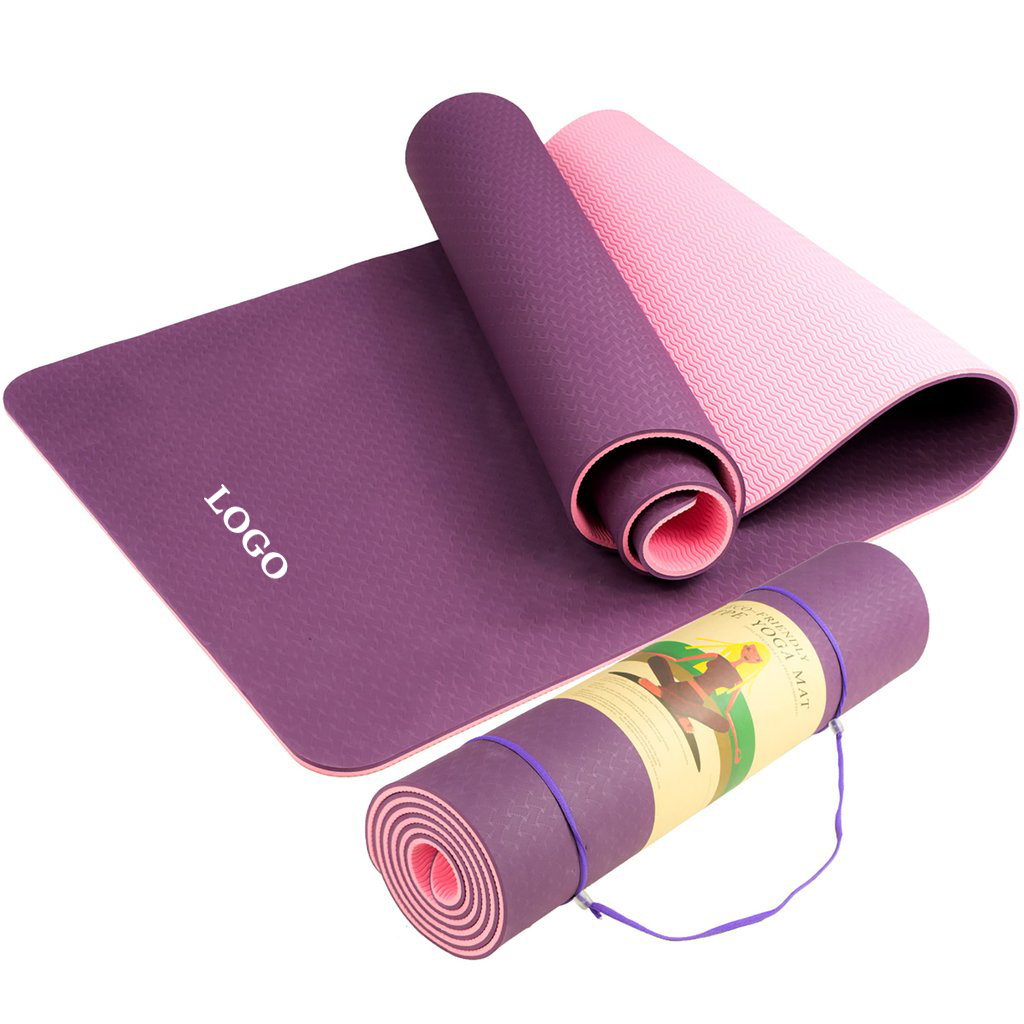 Wholesale High Quality custom Logo TPE Yoga Mat Double Layer Featured Image