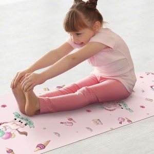 Wholesale Personalized Print Eco Friendly Non Toxic Kids Yoga Mat