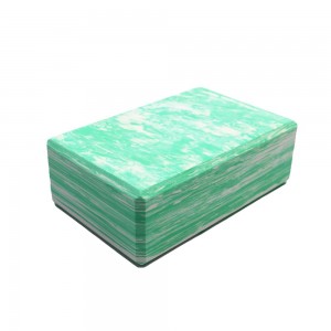 New Design Wholesale High Density Colorful Marble Yoga Blocks