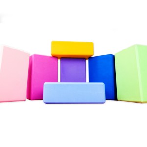 Bulk Custom Logo High Density Colorful Regular Bricks Yoga Blocks