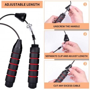 Competitive Price for China LCD Display Digital Skipping Rope with Counter Weight Calories Time Setting Heavy Weight Speed Cordless Jump Rope