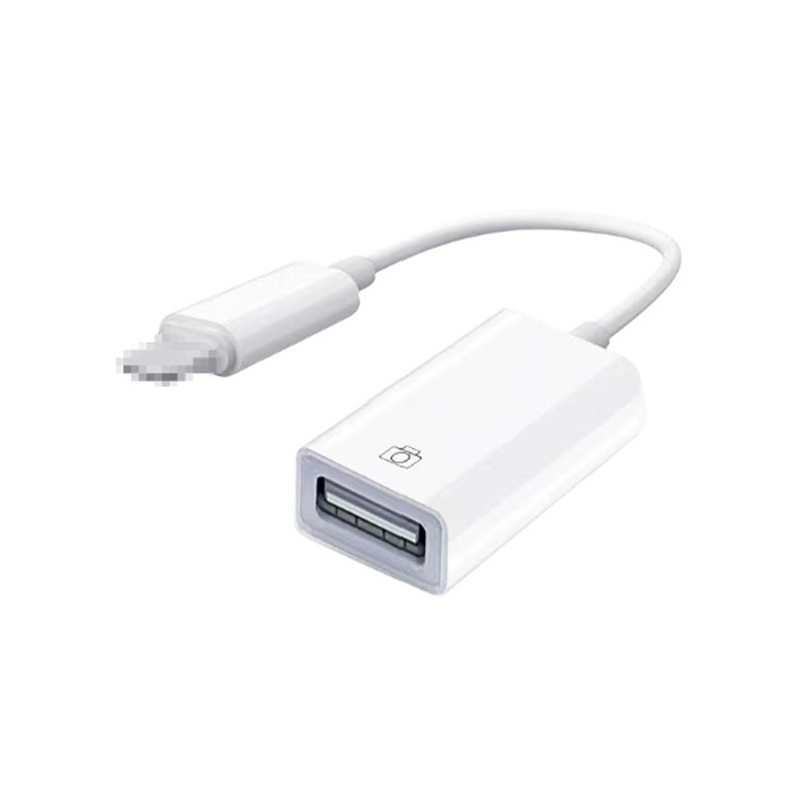 Lightning male to USB A female adaptor cable OTG