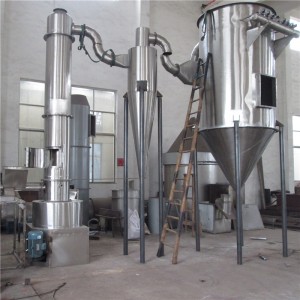 Stainless steel spin flash dryer for drying powder