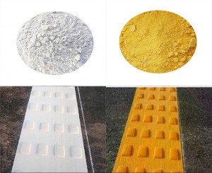 Convex White Yellow Thermoplastic Road Marking Paint