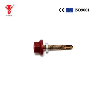 Double Color Nylon Hex Washer Head Self-Drilling Screws
