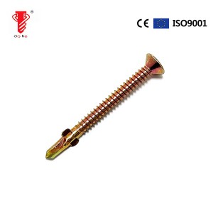 self drilling screw with wings