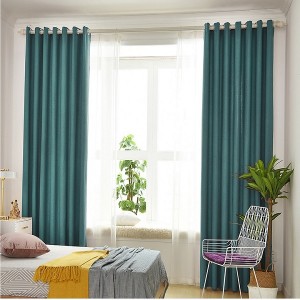 Dairui Textile Elegant Christmas Decoration 96Inch Length Bedroom Polyester Woven Curtain