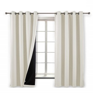 Dairui Textile Luxury Window Treatment Soundproof Insulate Thermal Living Room Window Curtain