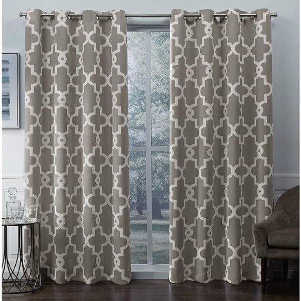 Woven Blackout Curtains for Room Darkening Wholesale Living Room Bedroom Print Curtains