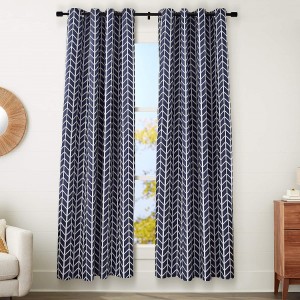 Latest Curtain Design European Christmas Sliding Door Thermal UV Resistant Curtains for Living Room Bedroom