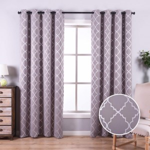 Dairui Textile Blackout Curtains for Bedroom Thermal Insulated with Grommet Noise Reduction Window Drapes