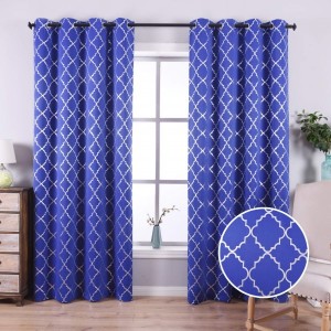 Dairui Textile Blackout Curtain Blinds Solid Thermal Insulated Window Treatment Blackout Drapes for Bedroom