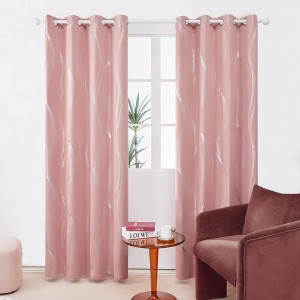 Hot Sell Window Treatment Set Soundproof 100% Polyester Woven Blackout Fabric Curtain for Children