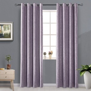 New Arrival Home Textile Window Curtain Design Light Block Solid Insulated Blackout Curtains