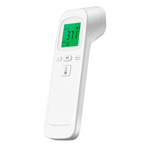 2 yn 1 Dual-Mode Digital Touchless Foarholle Thermometer