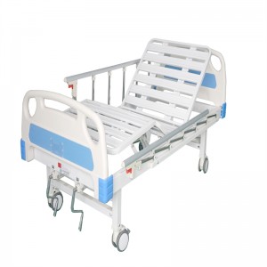 Lit d'hôpital à tige simple, tête de lit en ABS, GHA5-1