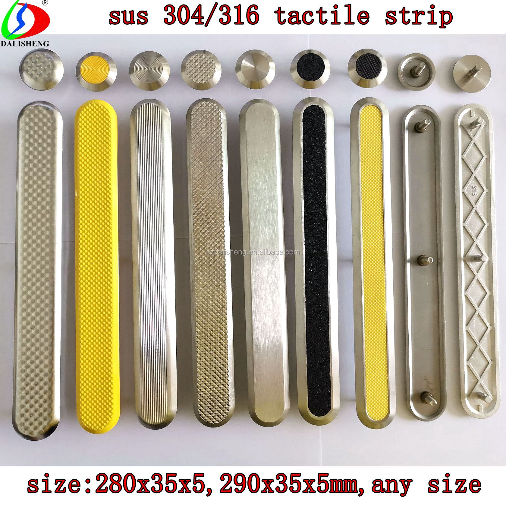 What are tactile indicator studs strips bar