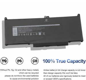 Dell Latitude 5300 5310 2-in-1 7300 451-BCJG үчүн MXV9V ноутбук батареясы