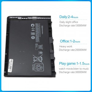 BT04 BT04XL BT06XL Batterie fir HP EliteBook Folio 9470 9470M 9480M