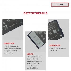 Baterai J7HTX untuk Dell Latitude 7202 7212 Tablet Ekstrim Kasar 7XNTR