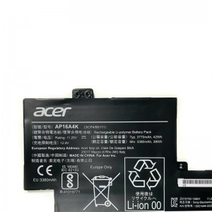 એસર સ્વિફ્ટ SF113-31-P865 સિરીઝ લિથિયમ બેટરી માટે AP16A4K લેપટોપ બેટરી