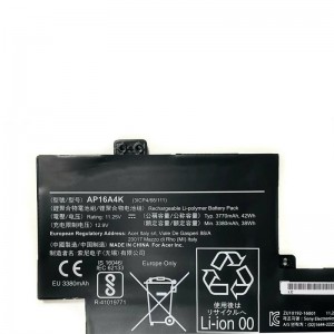 એસર સ્વિફ્ટ SF113-31-P865 સિરીઝ લિથિયમ બેટરી માટે AP16A4K લેપટોપ બેટરી