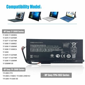 VT06XL sülearvuti aku HP Envy 17 3277NR 3070NR 17-3001ED 17T-3000 jaoks