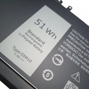 51Wh G5M10 Batterij voor Dell Latitude E5450 E5550 8V5GX R9XM9 WYJC2