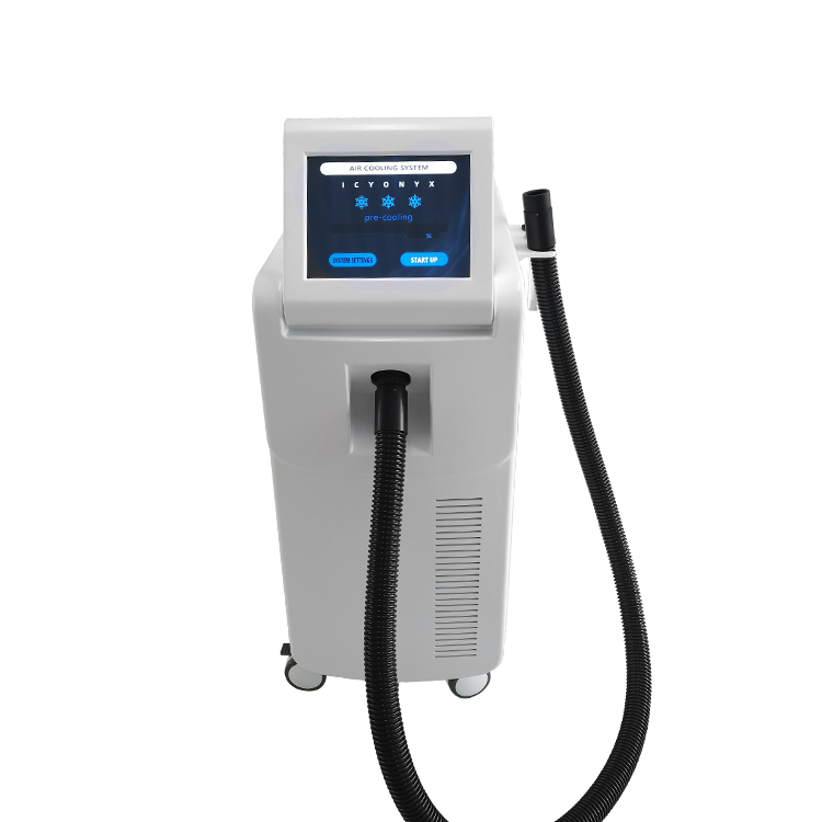 Kiina tukku Air Skin Cooler Zimmer Cryo Skin Cooler Machine Laserkäsittely Vähennä kipua -30c Cryo 6 Medical Skin Cooler Machine