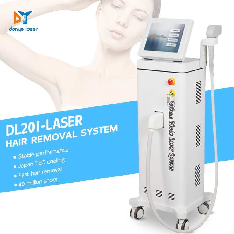 Sistem rapid de îndepărtare a părului cu mașină cu diodă cu laser 808nm DY-DL201