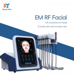 Massaggio facciale antirughe e lifting facciale Ems rf machine