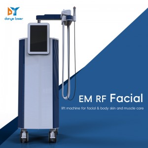 Vertikaalne pulss lift näomassaaž em rf näoelektroteraapia masin