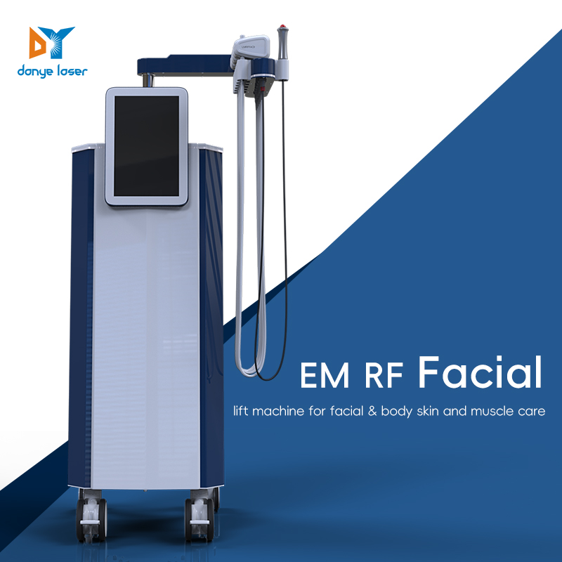 Máquina de electroterapia facial con elevación de pulso vertical em rf