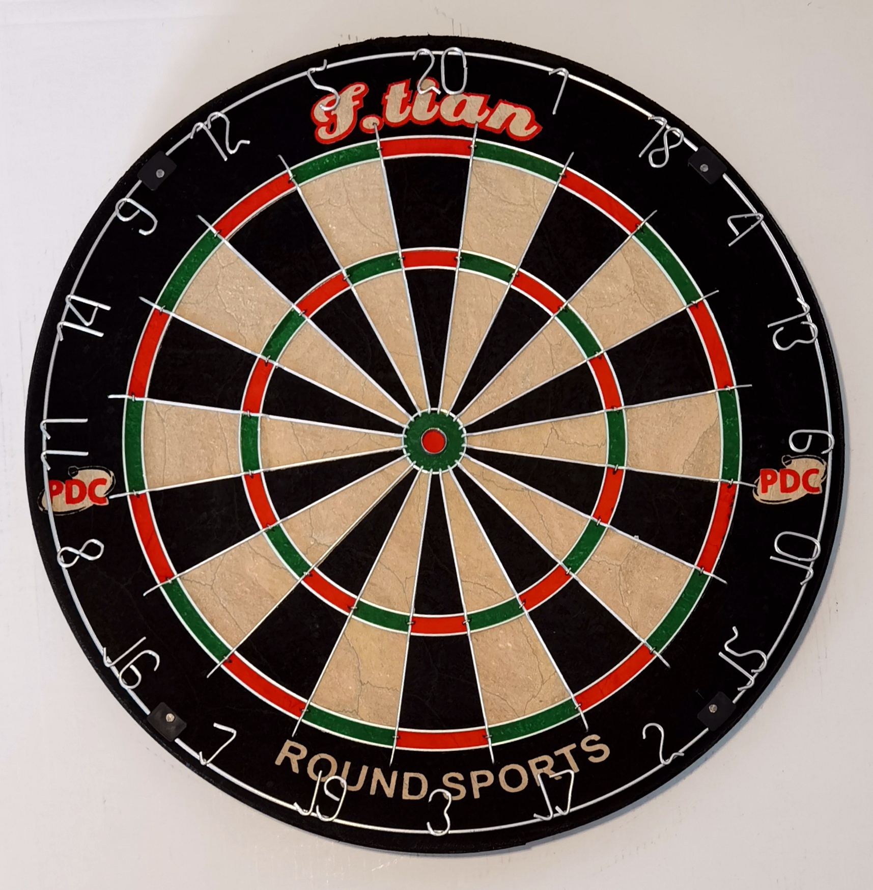 FIBRE-4 kualitas & mirah Round wire dartboard