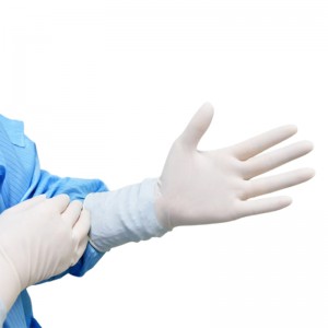 Sarung tangan pembedahan getah steril pakai buang