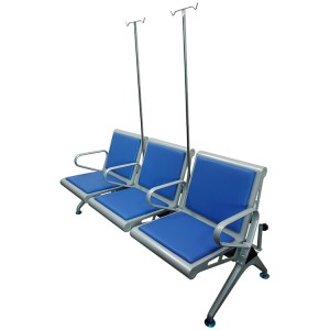 Cadeira de infusão de três posições em aço ZL-G011