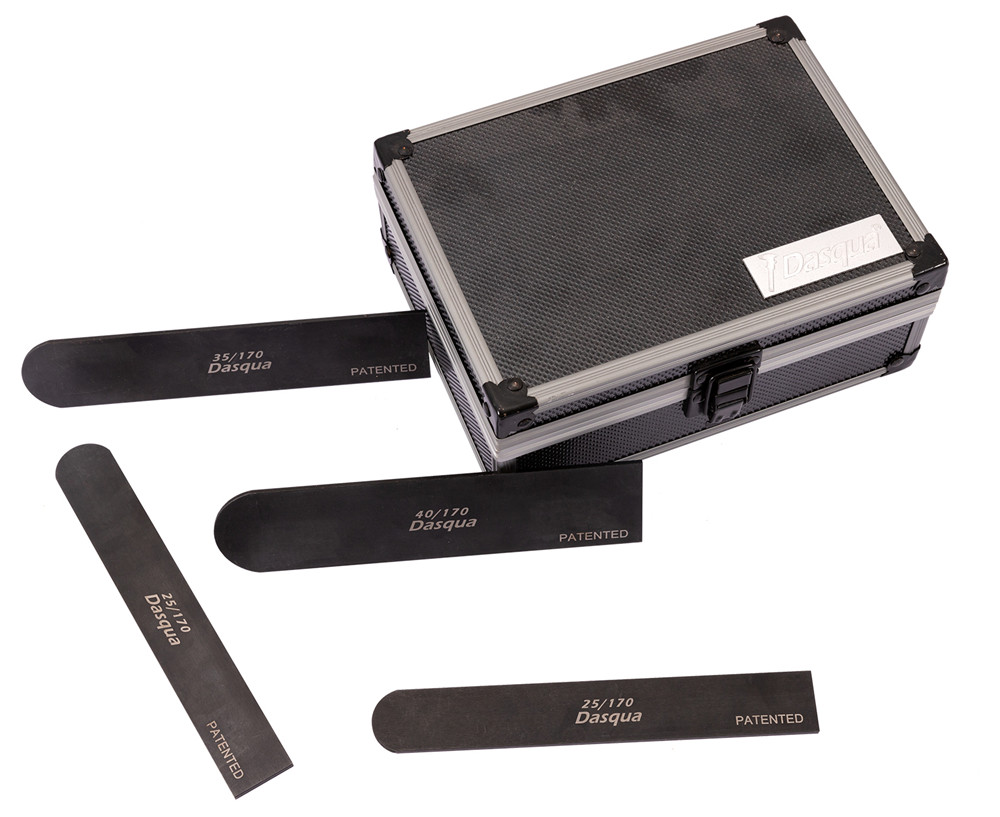 DASQUA High Accuracy 100mm Length x 2.5mm Width 5 Piece Premium Magnetic Parallel Set