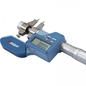 DASQUA profesionalni inčni/metrički alati za mjerenje debljine 0,00005″/0,001 mm Rezolucija digitalni unutrašnji mikrometar s vretenom od nehrđajućeg čelika