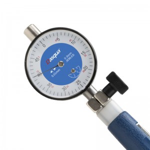 DASQUA Professional Measuring Tools 0.4”~0.7” Ranged Dial Bore Gauge with Interchangeable Carbide Anvils