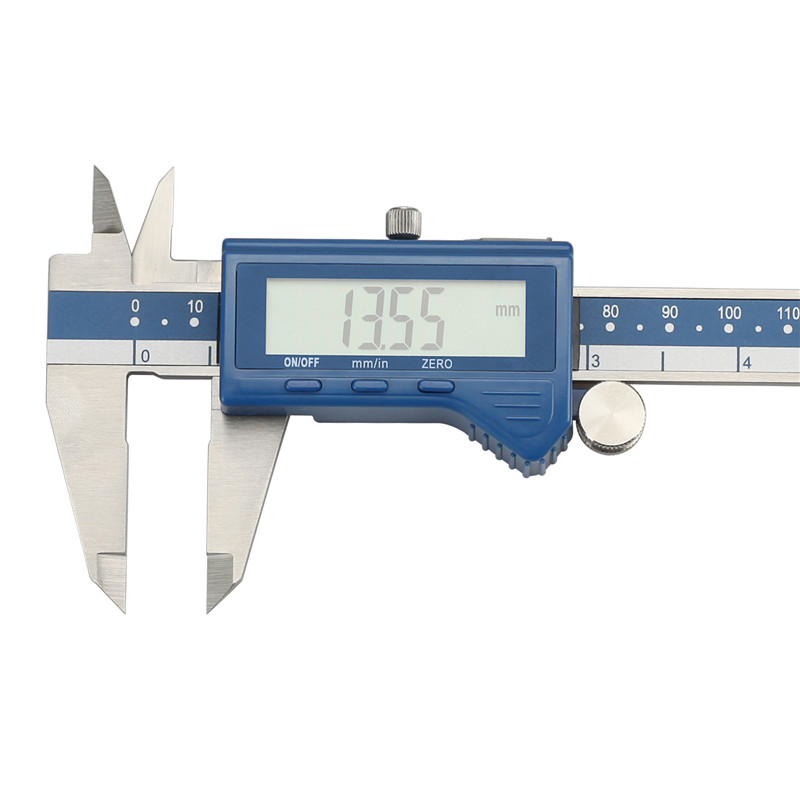 DASQUA High Precision 6 Inch/150mm Electronic Micrometer Digital Caliper with Large LCD Screen & Easy Inch and Millimeter Conversion