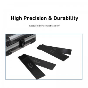 DASQUA High Accuracy 100mm Length x 2.5mm Width 5 Piece Premium Magnetic Parallel Set